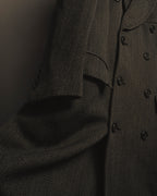 “GUCCI” Late 90’s-early 00’s military double breasted wool coat