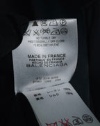 "BALENCIAGA.PARIS" 2008-2009 Sculptural satin shawl collar tuxedo jacket