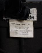 "HERMES" 90's Gold parts design derived from horse tack flared skirt