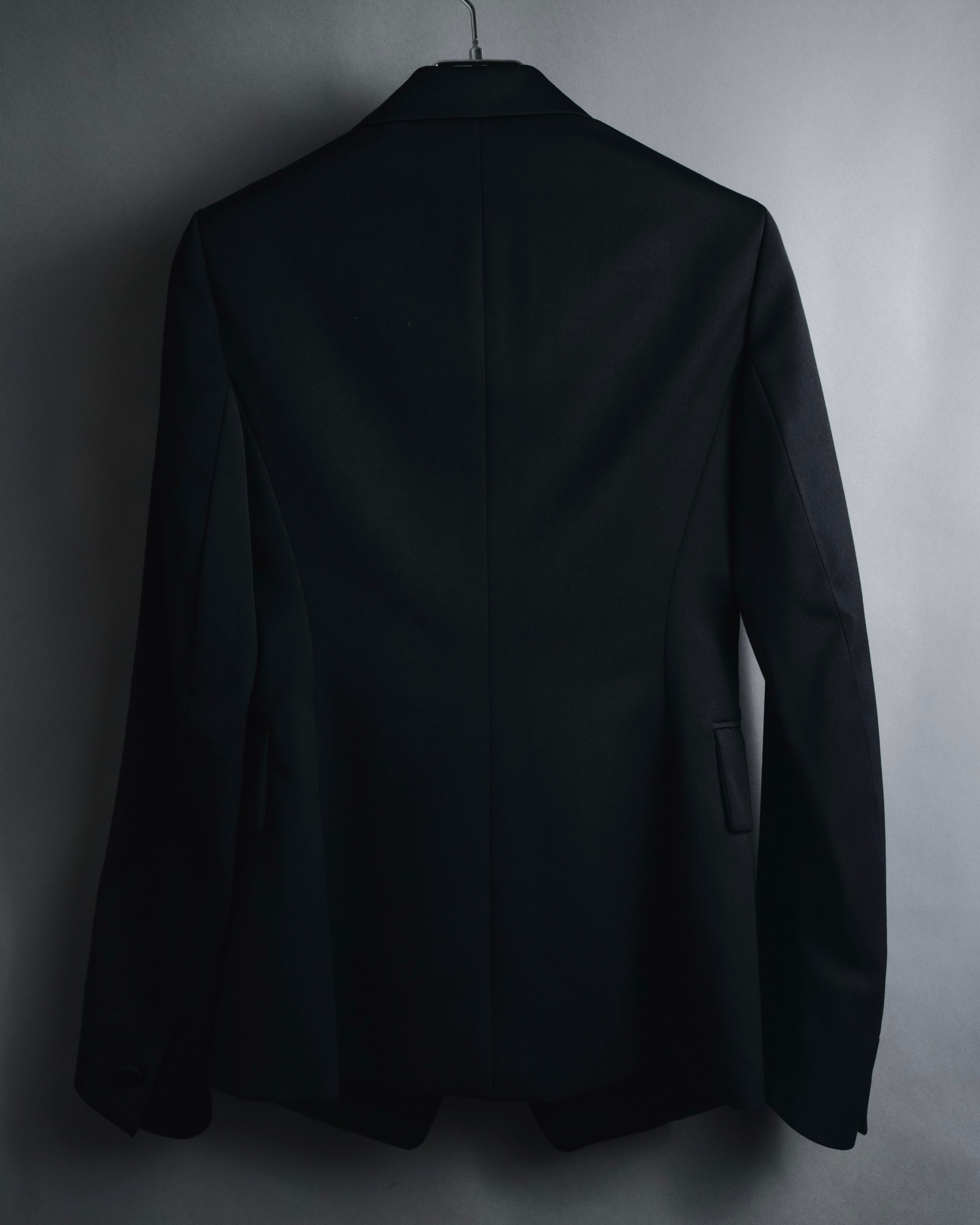 "Yves Saint Laurent" 2008AW Minimal sculpted wool jacket