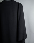 "GUCCI" Tom Ford period round neck flying squirrel long coat