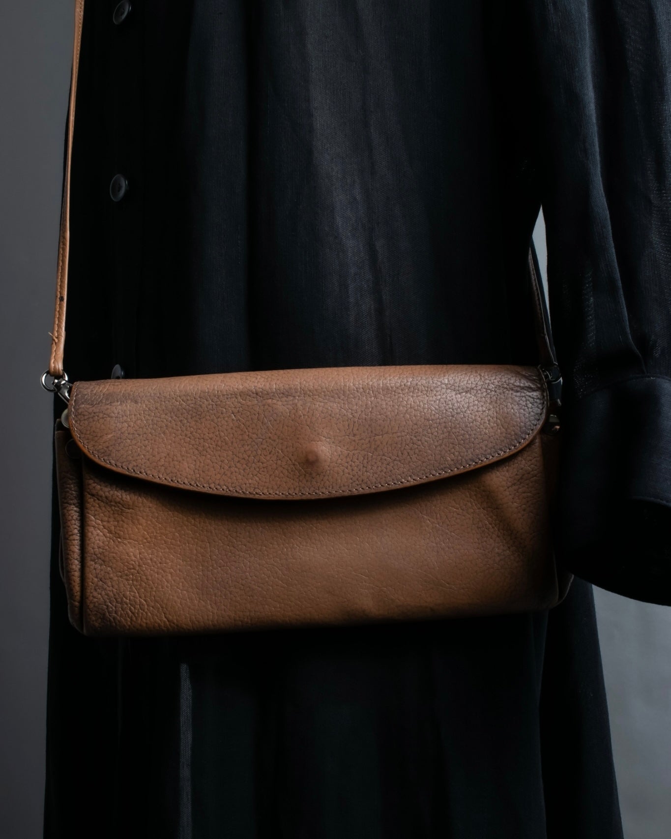 "Maison Martin Margiela" Compact Shoulder Special Leather Bag