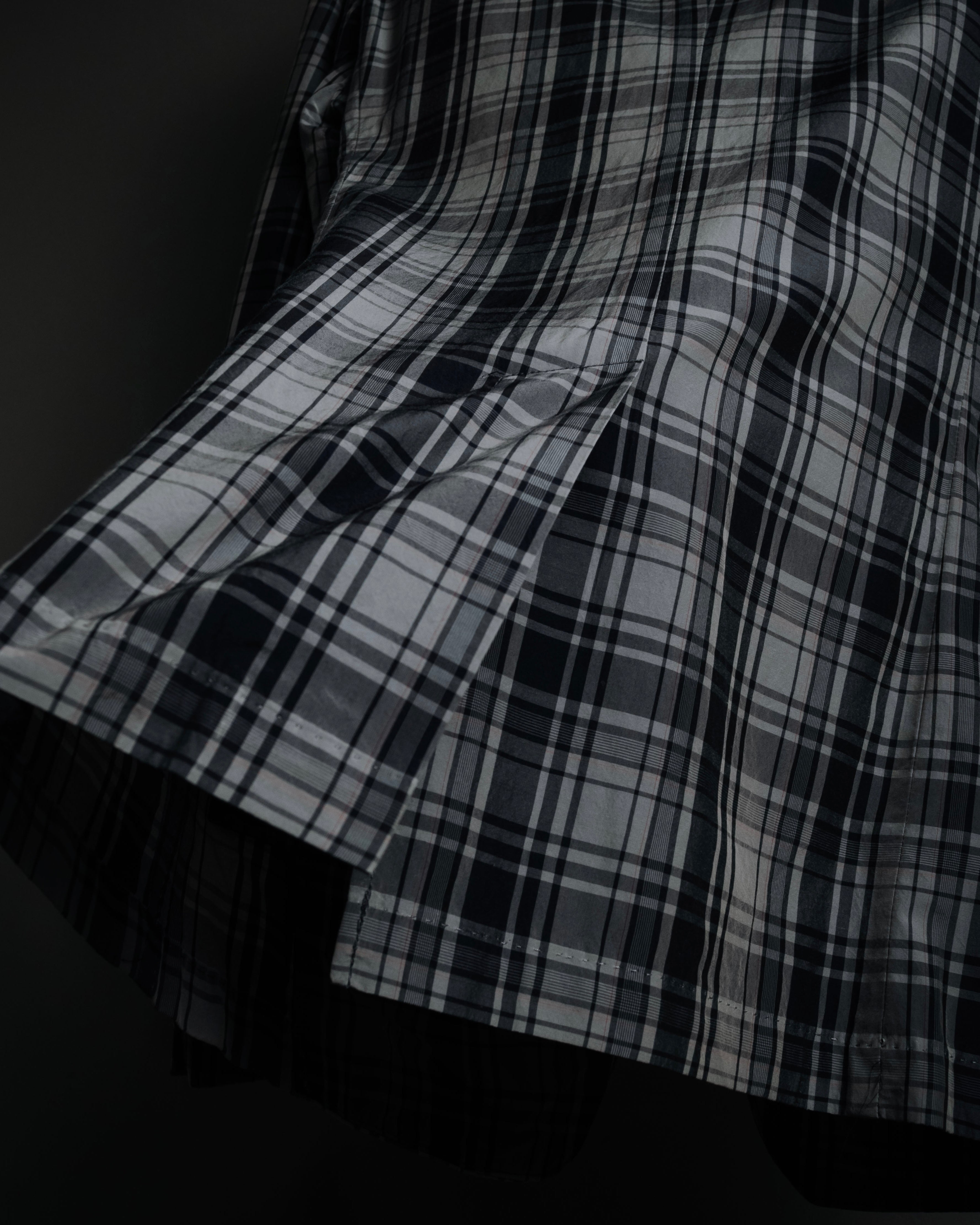 "DRIES VAN NOTEN" 2012-2018 lightweight madras check tailored jacket