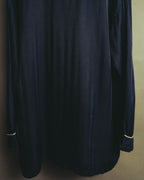 "Yves Saint Laurent" 90's-00's Herringbone silk pajama shirt