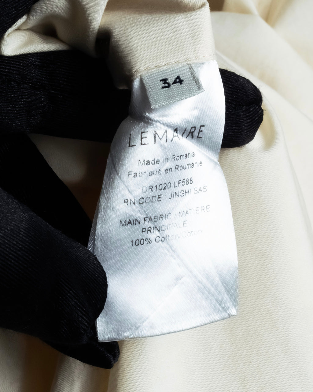 "LEMAIRE" Shoulder button design long shirt