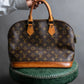 "LOUIS VUITTON" Alma series monogram pattern one handle bag