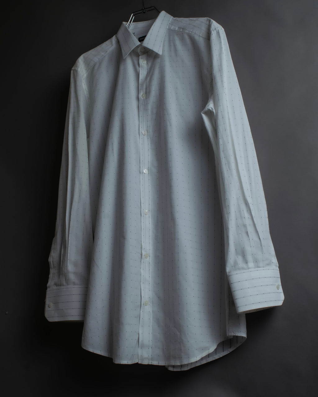 "Dolce & Gabbana" Grid stitch broadcloth shirt