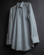 "Dolce & Gabbana" Grid stitch broadcloth shirt