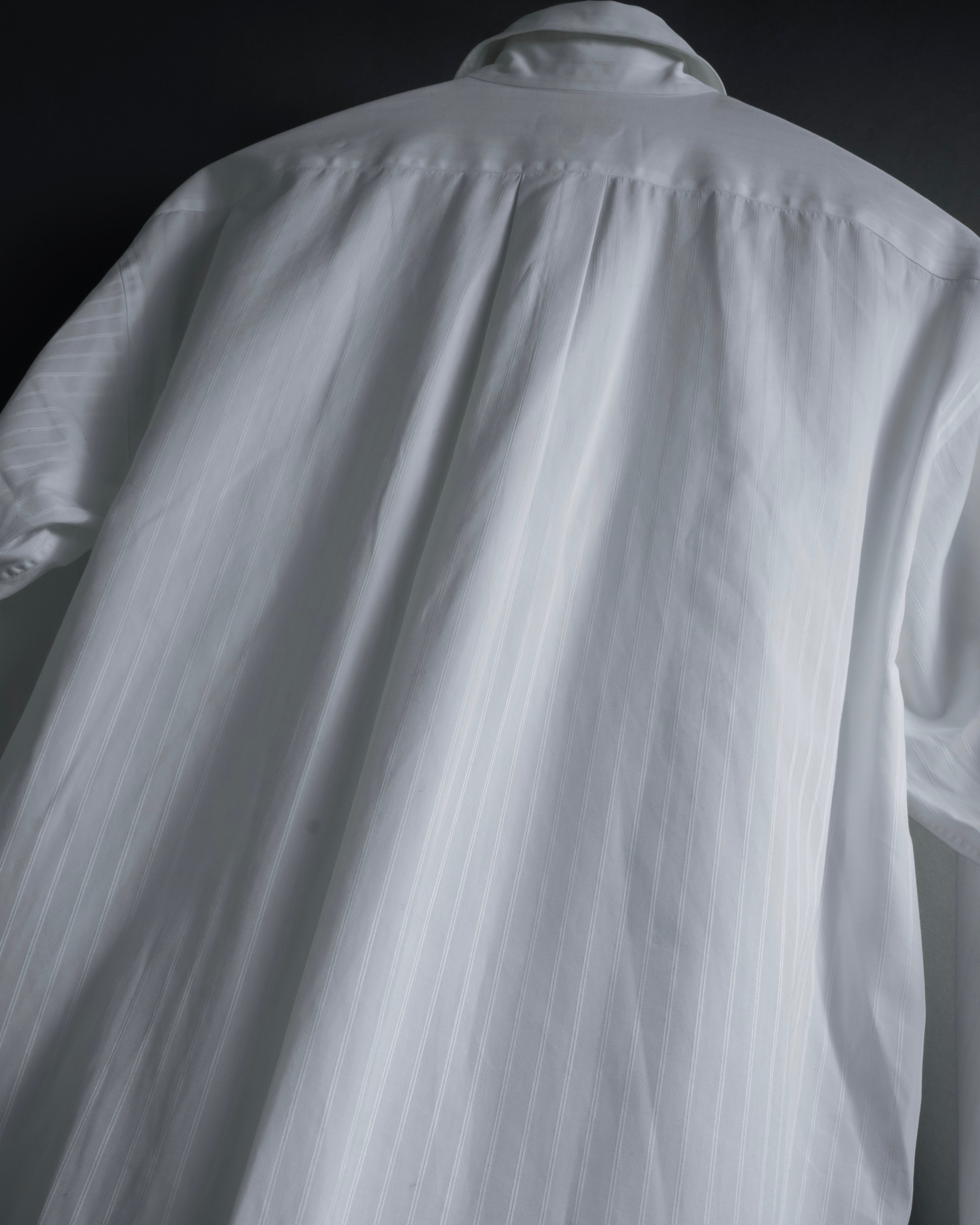 "COMME des GARCONS
HOMME" 90's Keiichi Tanaka design striped shirt