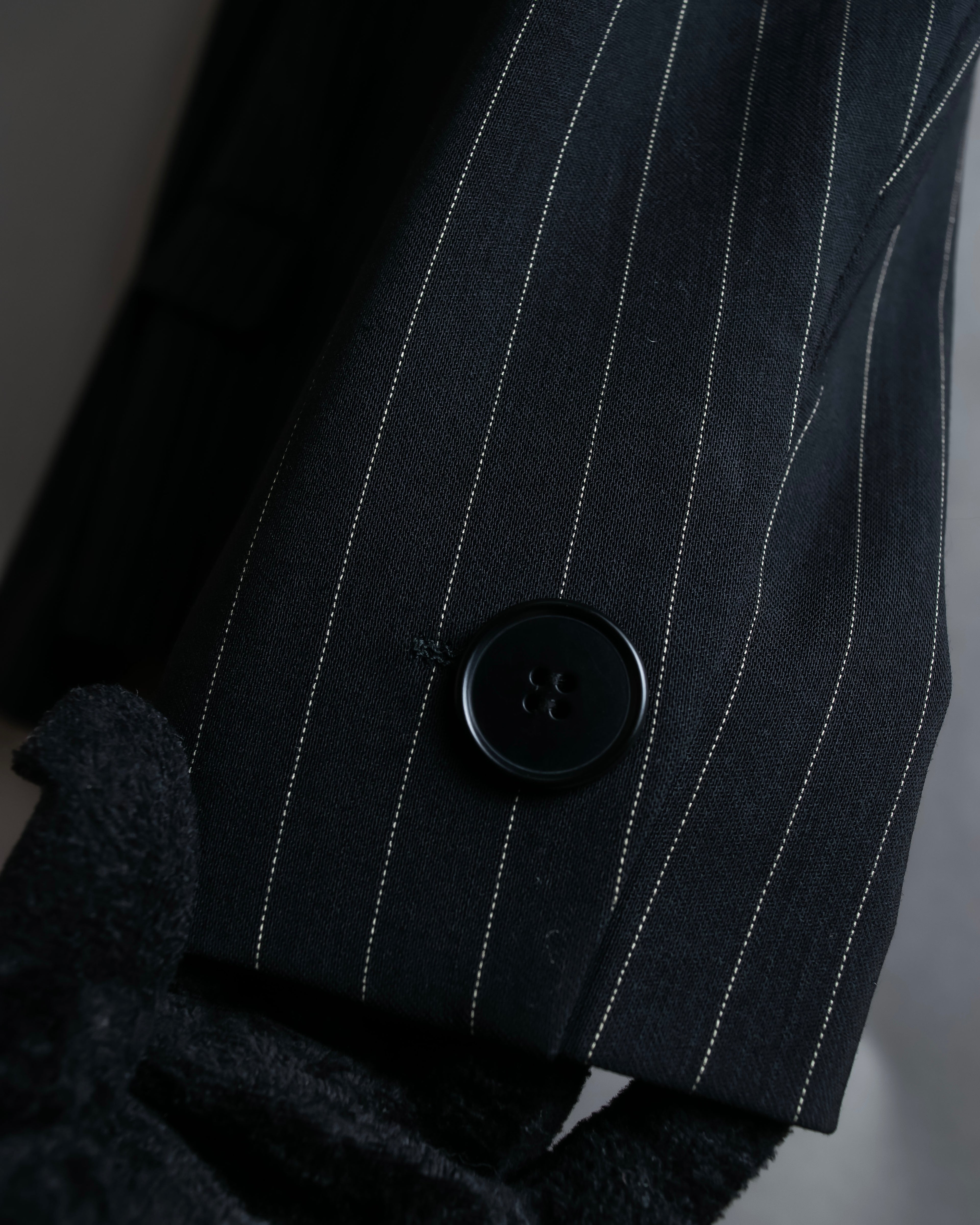 "Max Mara" Pinstripe short length tailored jacket