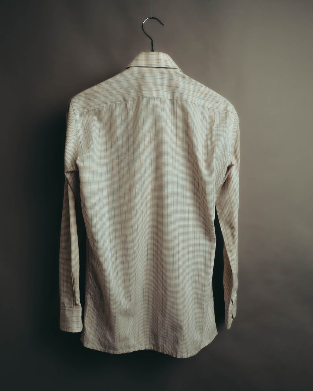 "Yves Saint Laurent" 70's Classic checked dress shirt