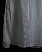 "LOEWE" 00's Fly front linen shirt