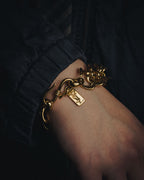 –SPECIAL– “Yves Saint Laurent” 90’s sculptural chain bracelet
