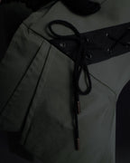 "MCQ Alexander McQueen" Lace-up panel design shaped jacket