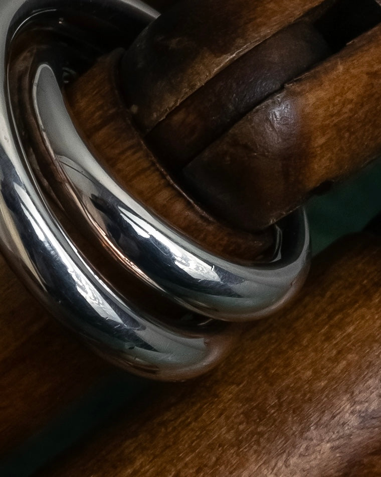 "HERMES" Vertige polished silver 925 ring