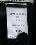 "Chloe" Oversized wool matte black set up