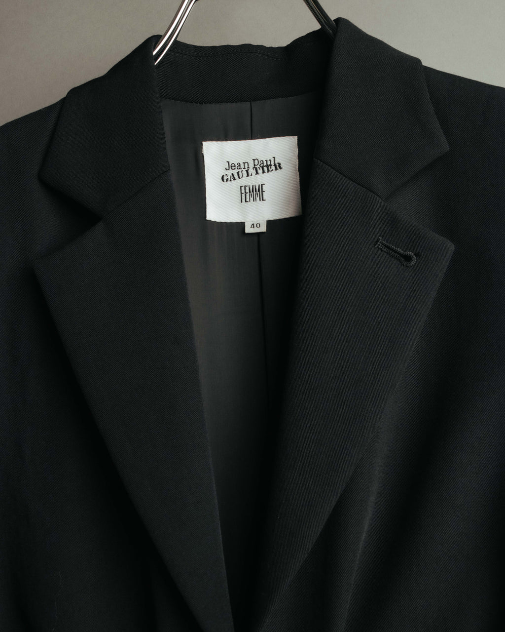 -SPECIAL- “Jean Paul GAULTIER FEMME” 2005-2011 Corset lace-up tailored zip jacket