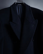 "STUDIO 0001 BY FERRE" Structured silhouette super long chester coat