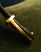 "Hermès" Vintage grained leather belt