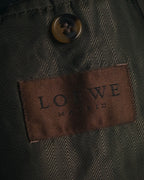 –SPECIAL– "LOEWE" 90’s cashgora blend tailored overcoat