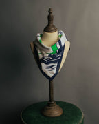 "Vintage" Souvenir de bretagne marine scarf