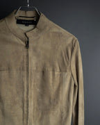 "GUCCI" Sand beige suede set up