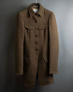 "SPORTSMAX" Carving flap design mid-length coat