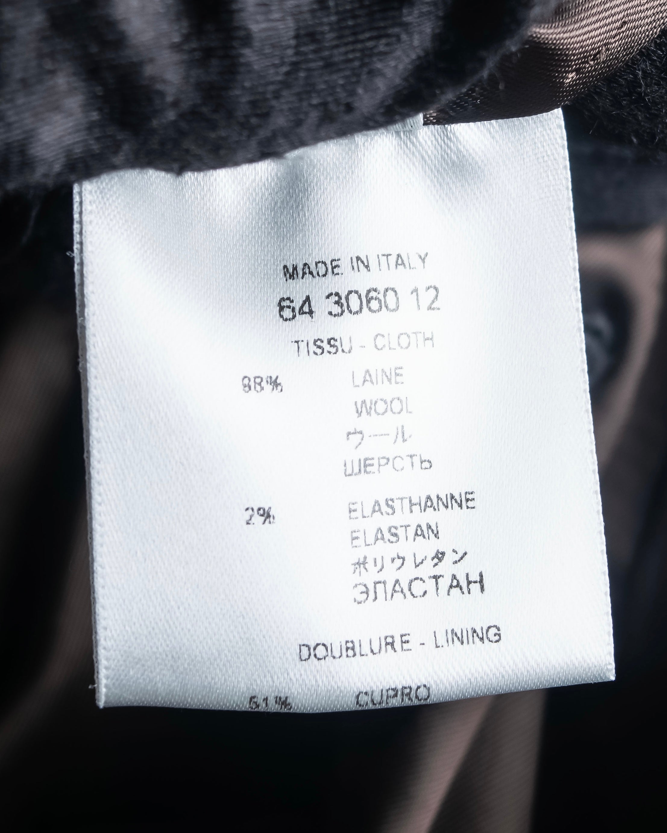 "GIVENCHY" Military patch pocket detail tailored jacket