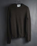 "Jil Sander+" 24AW Soft brushed crew neck knit