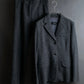 "Weekend Max Mara" Notch lapel tailored jacket & semi flared slacks herringbone set up