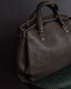 "CELINE" Softly structured leather city bag