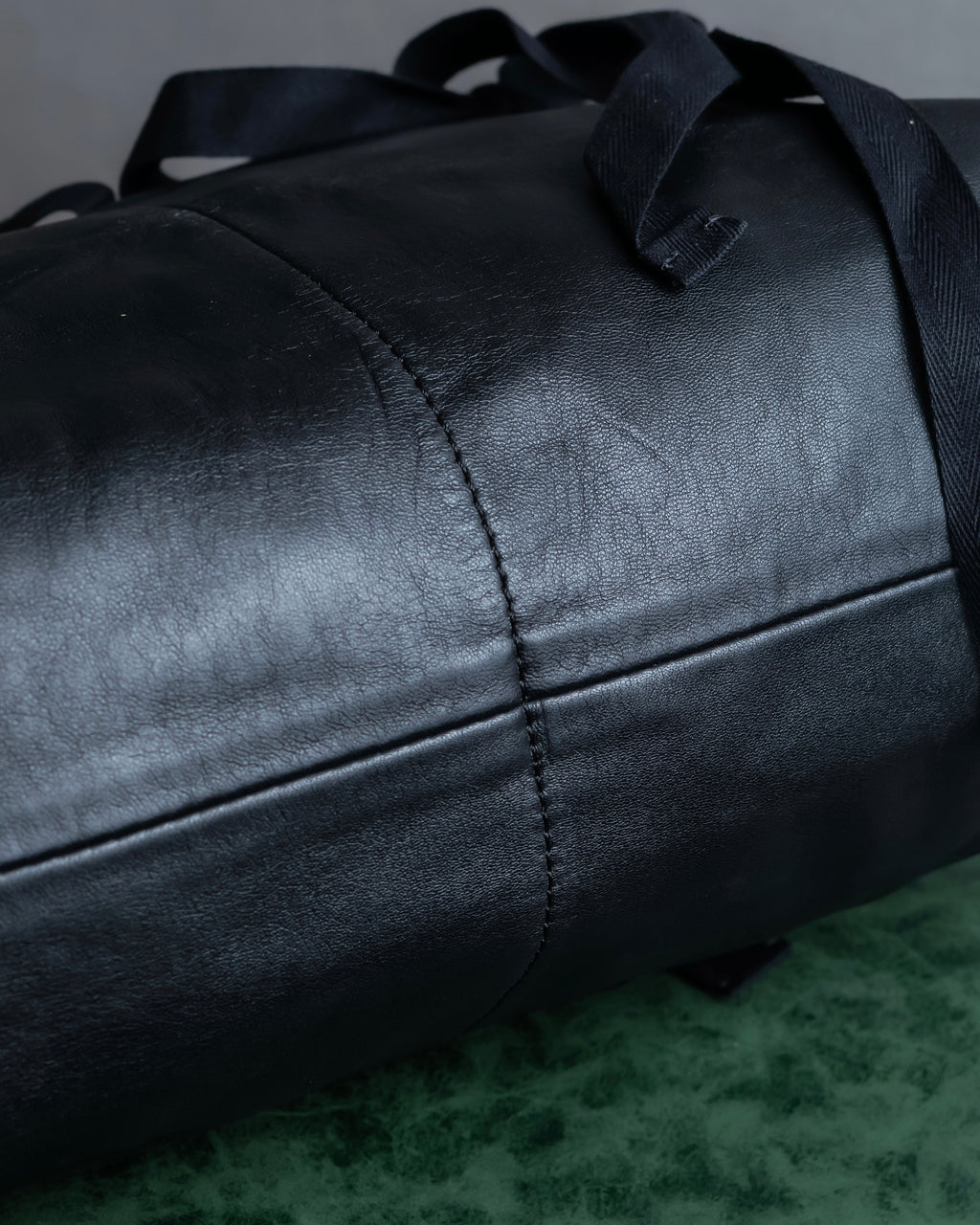 "MARNI" Side ribbon design rounded body leather bag