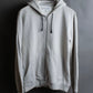 "MAISON MARGIELA" Drawstring design zip hoodie