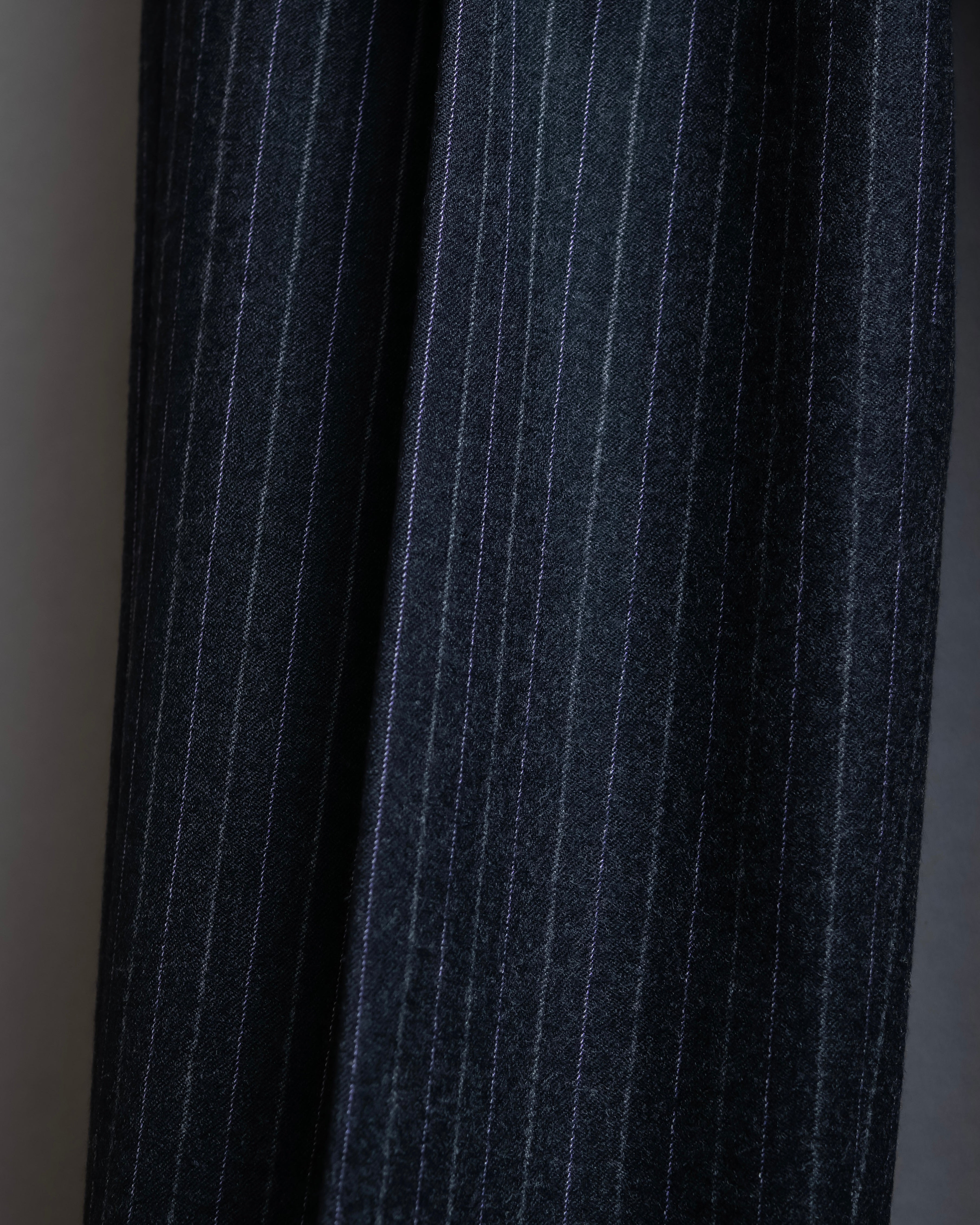 "POLO Ralph Lauren" Notch lapel tailored jacket & two-pleat slacks striped set up