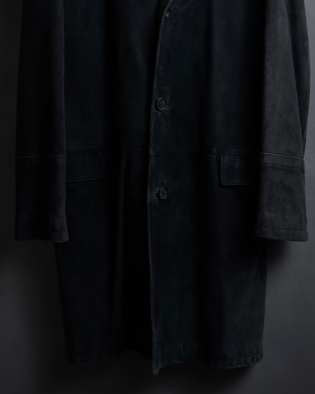 -SPECIAL- "GUCCI" 1998's-01's Tom Ford period beautiful faded suede long coat