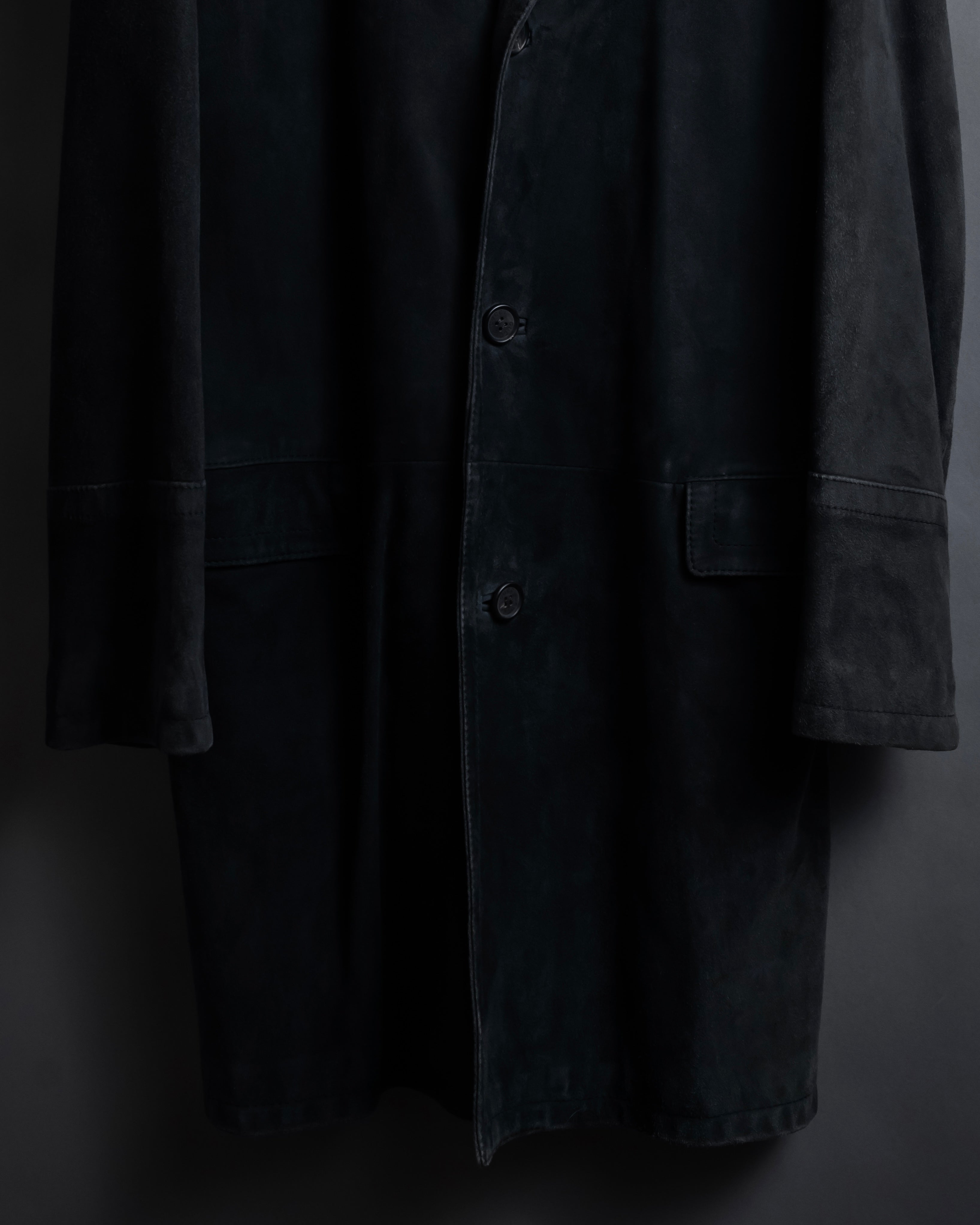 -SPECIAL- "GUCCI" 1998's-01's Tom Ford period beautiful faded suede long coat