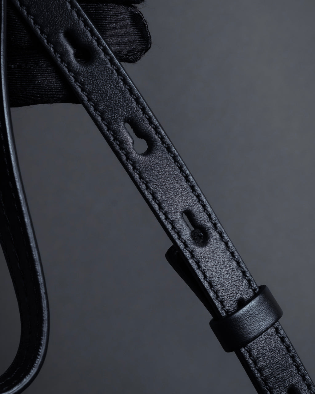 "Chloe" Georgia double flap design leather bag