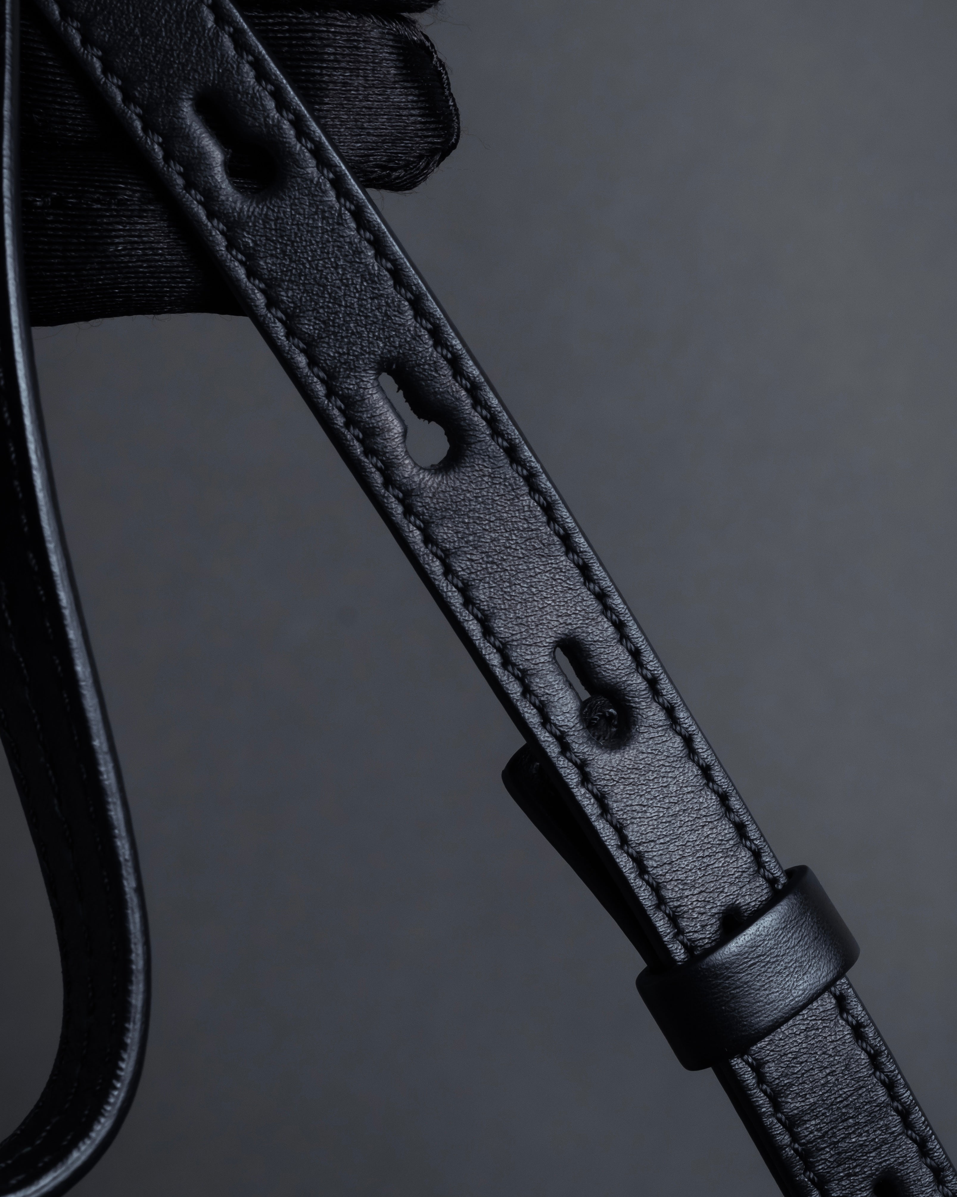 "Chloe" Georgia double flap design leather bag