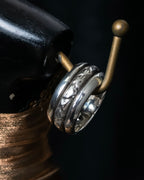 “Georg Jensen” 3 Layered Circle Silver Ring