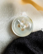 "Saint Laurent Paris" 100% silk rhinestone design shirt