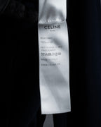 "CELINE" Hedi Slimane design compact silhouette wool knit