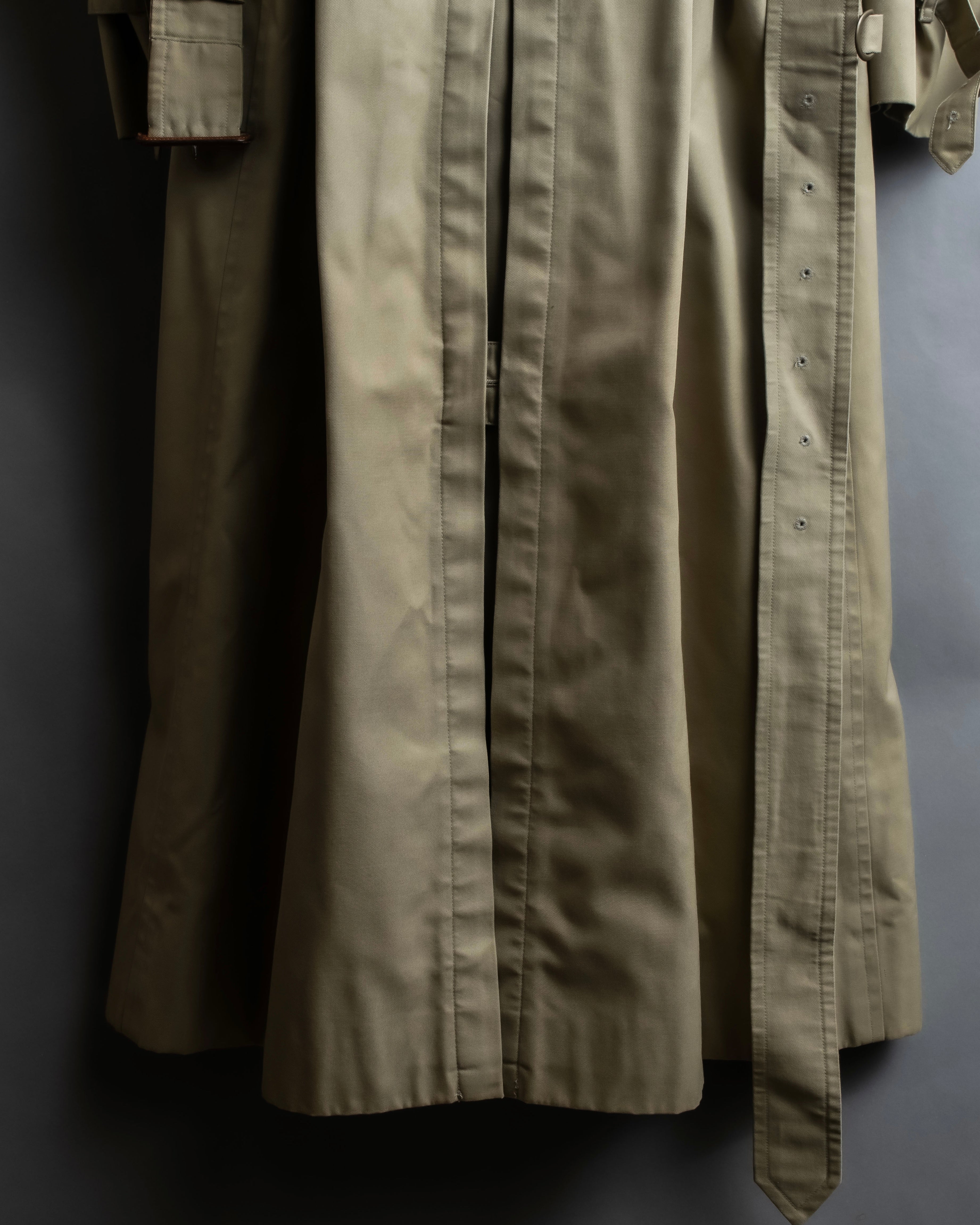 "BURBERRYS" Military detail long trench coat