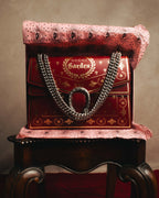 -SPECIAL- "GUCCI" 2010's-20's Collectible gucci garden embellished leather dionysus chain shoulder bag