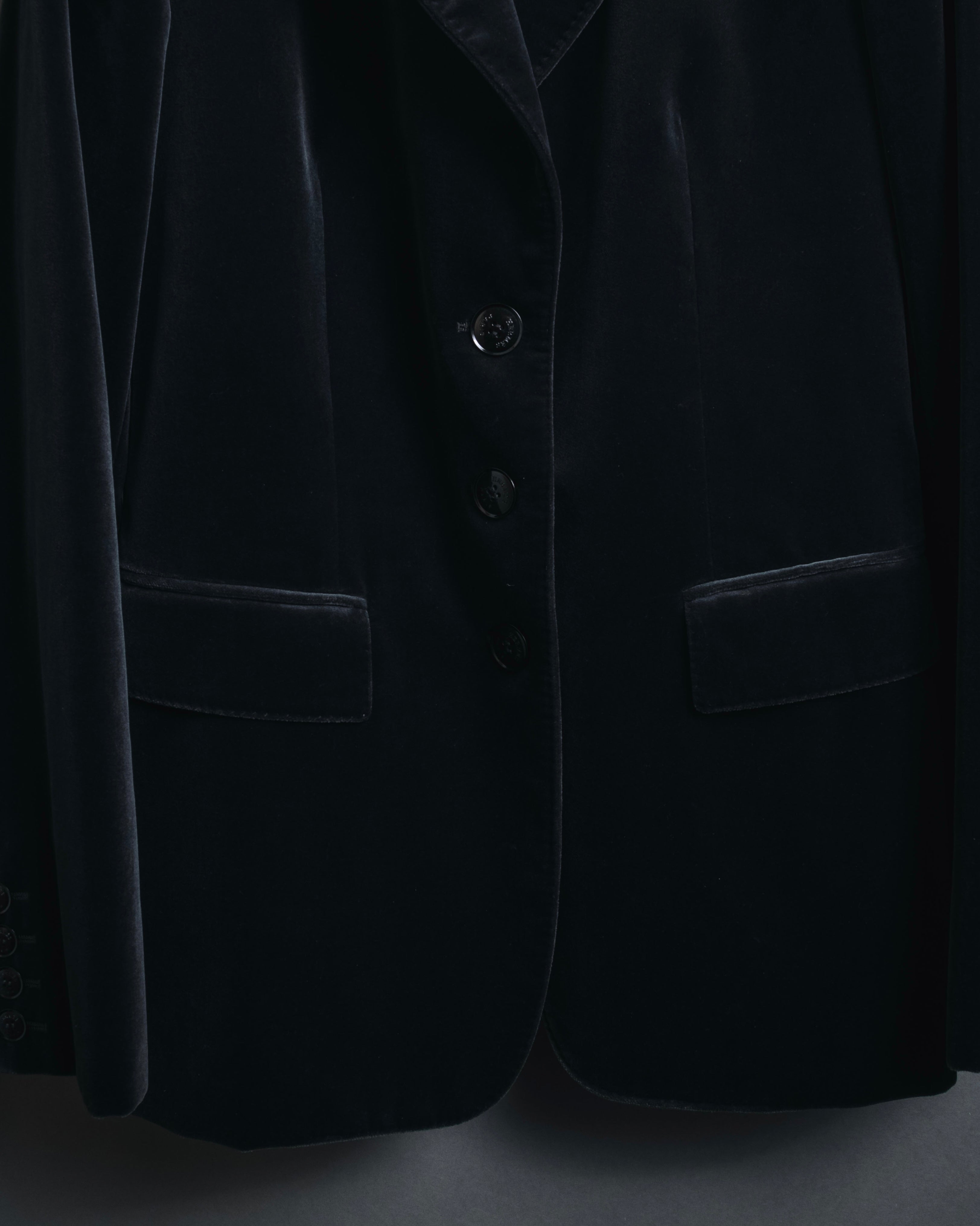 –SPECIAL– "HERMES"
00’s Velvet switchinglamb leather collar special tailored jacket