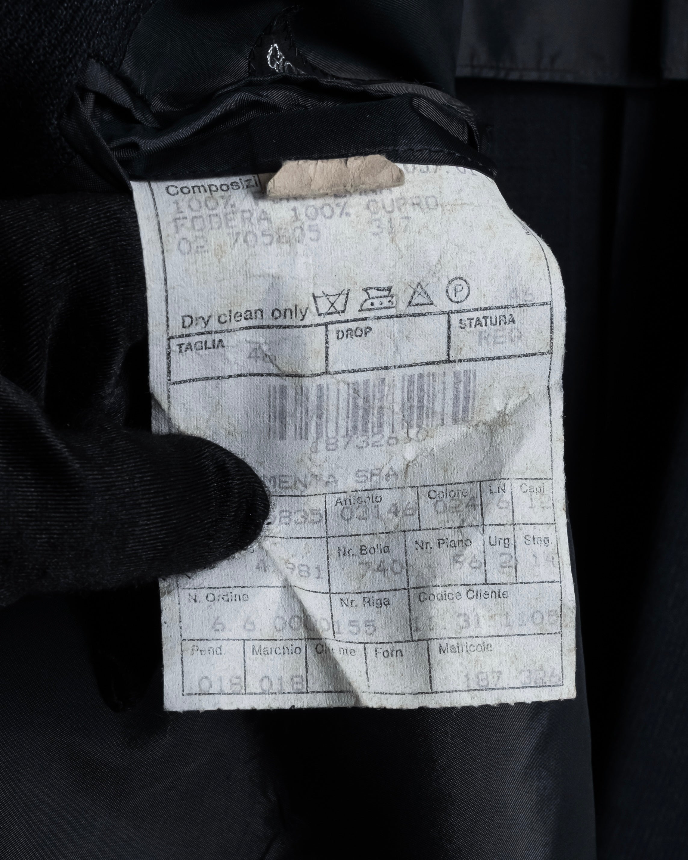 "GIORGIO ARMANI"Double-breasted classic tailoring set up