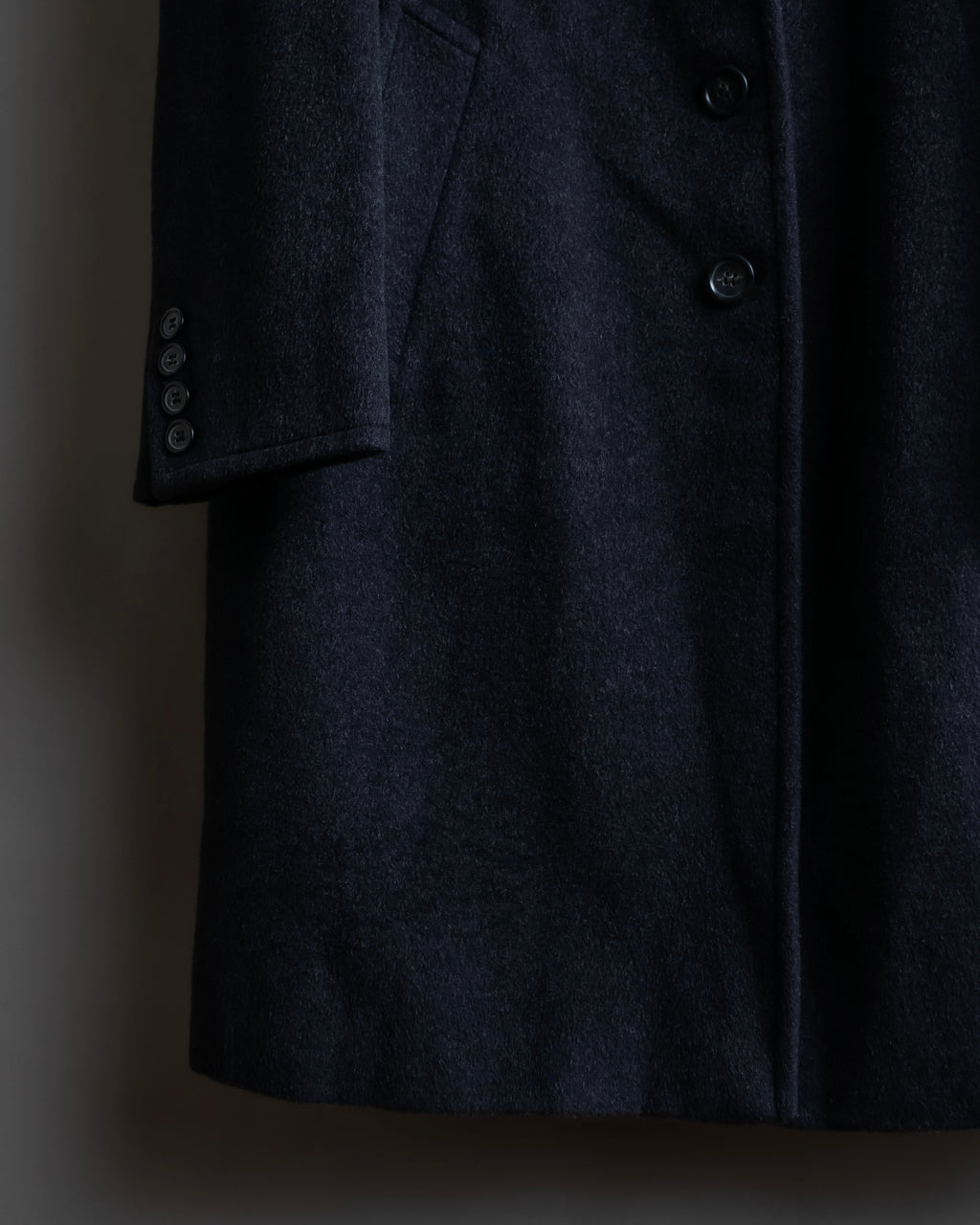 "Max Mara" Straight line silhouette single breasted chester coat