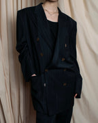 "JEAN PAUL GAULTIER HOMME"
Oversized shadow stripe set up