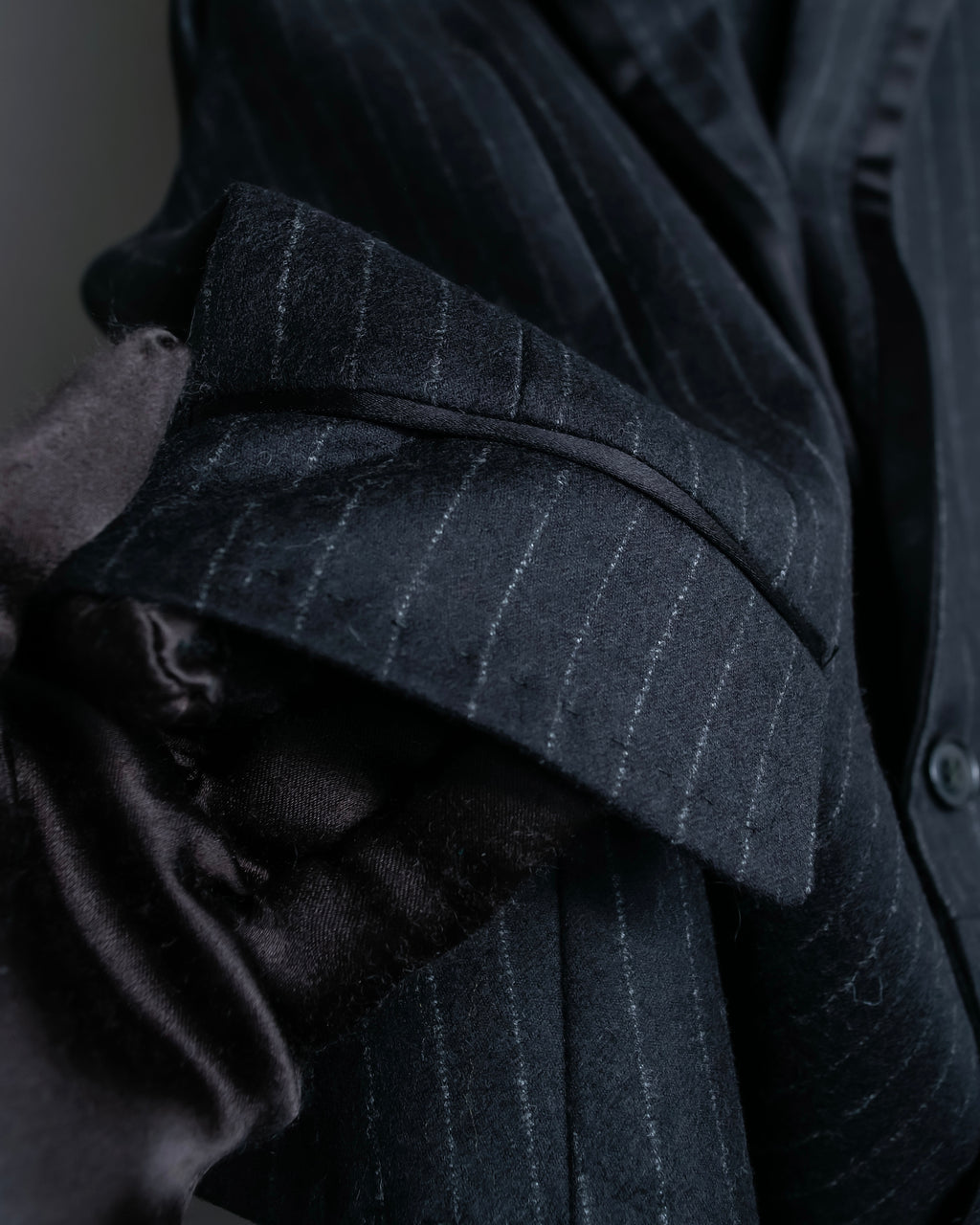 "DOLCE & GABBANA" Pattern switching peak lapel gilet