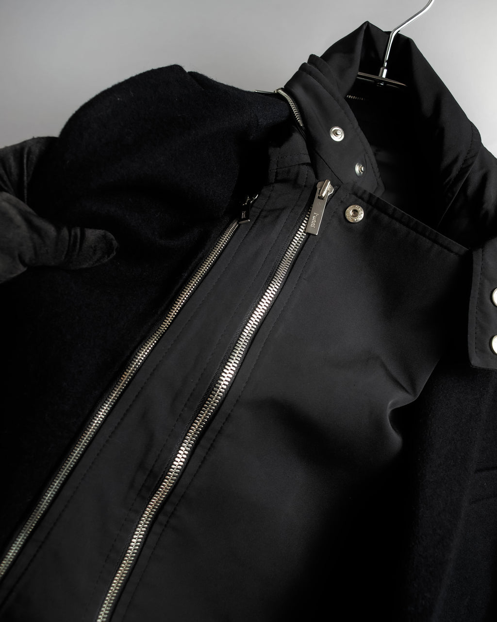 "Juun.J" Zip-up blouson docking design jacket