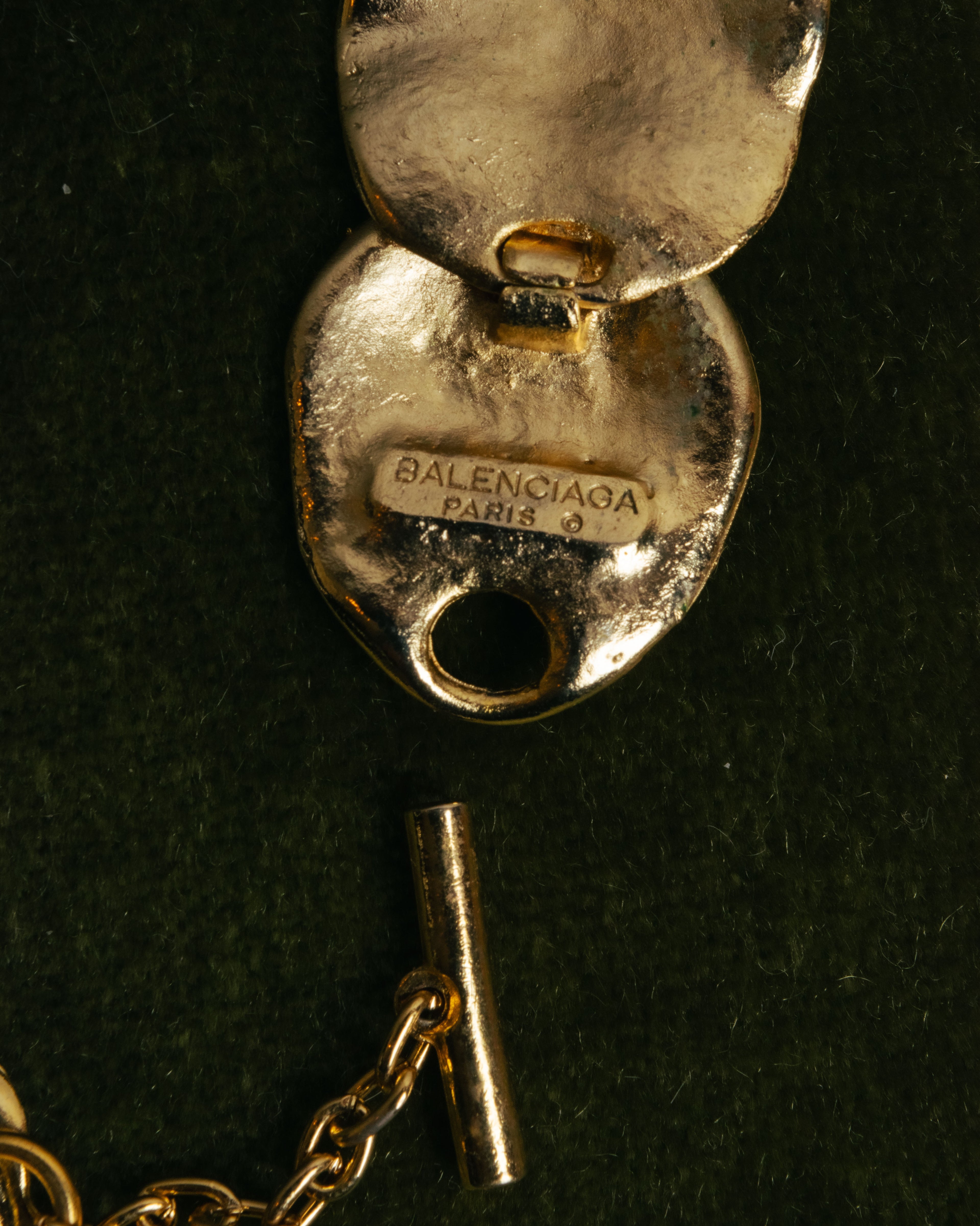 -SPECIAL- “BALENCIAGA” 2000-2012 Ghesquière era sculptural petal necklace